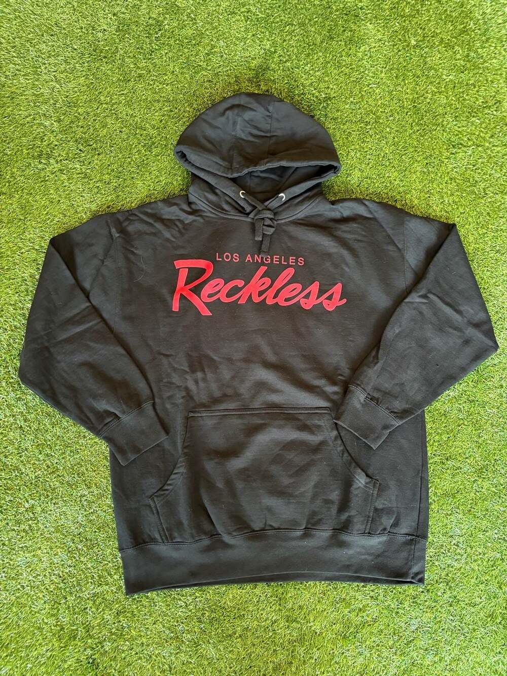 Young & Reckless OG Los Angeles Black Pullover Hoodie Size X-Large